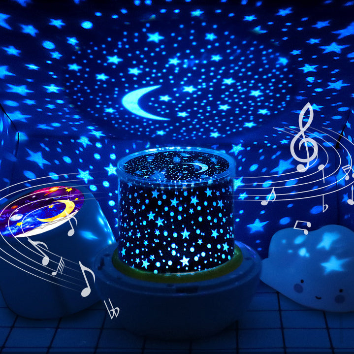 Bluetooth Rotating Star Projection Light Bedroom