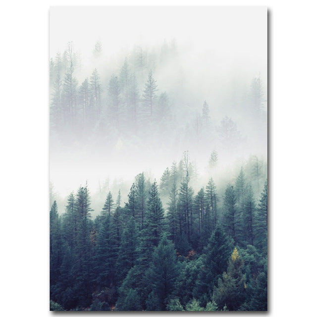 Lanscape Forest Canvas  Wall Art