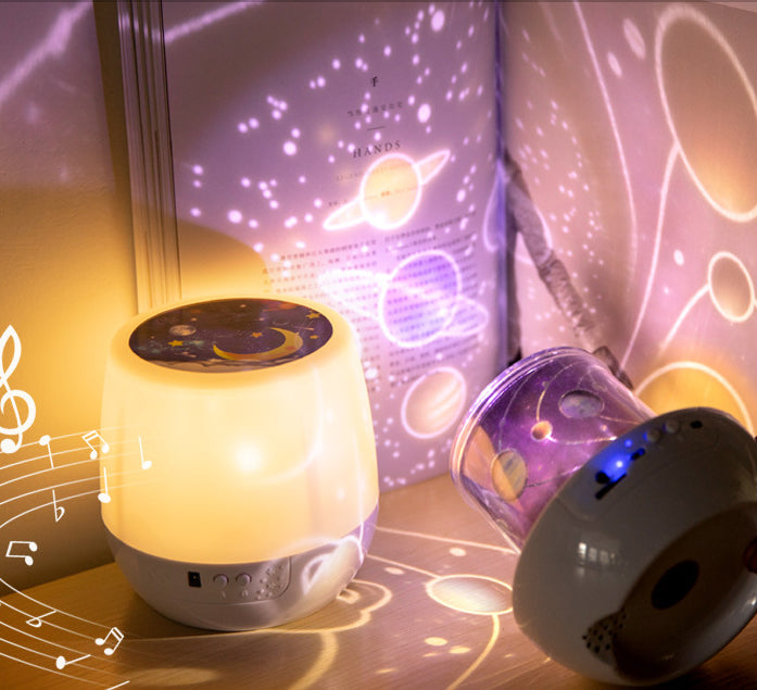 Bluetooth Rotating Star Projection Light Bedroom