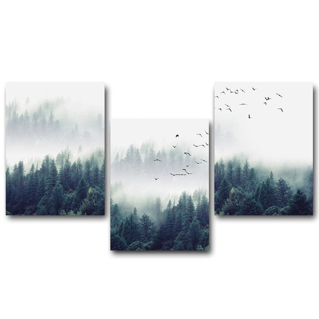 Lanscape Forest Canvas  Wall Art