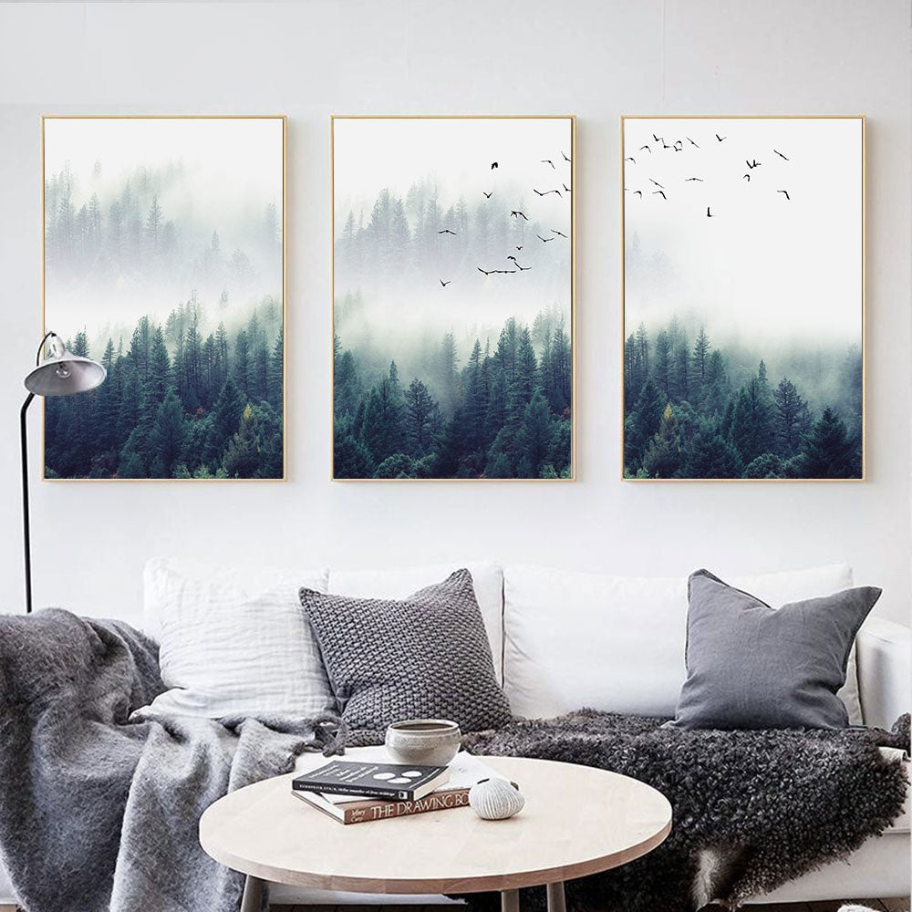 Lanscape Forest Canvas  Wall Art